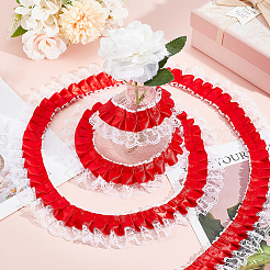 Кружевная цветочная отделка из полиэстера OCOR-GA0001-92