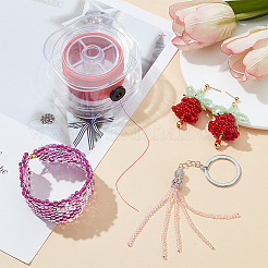 Воском хлопчатобумажная нить шнуры AJEW-WH0561-82B