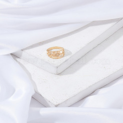 1 Stück Fingerringe aus Edelstahl&nbsp;RJEW-LP0002-30G