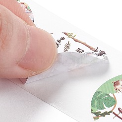 8 Musterpapier-Dankeschön-Geschenkaufkleberrollen&nbsp;STIC-E001-20