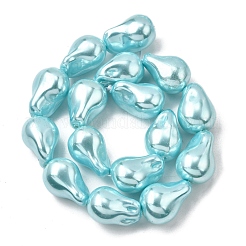 Нити бусин из гальванизированного непрозрачного стекла&nbsp;EGLA-K063-01F