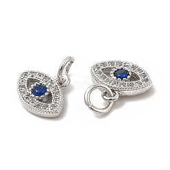 Латунные микро проложить кубического циркония подвески&nbsp;KK-E068-VB243