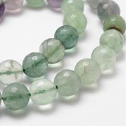 Природного флюорита бисер нитей G-D840-13-8mm
