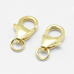 925 стерлингового серебра застежкой омар коготь STER-G019-07-8mm