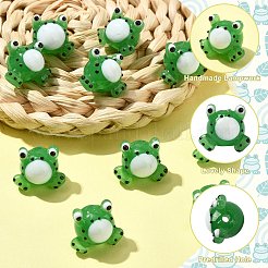 10шт ручной работы бусины лэмпворк LAMP-CJ0002-39