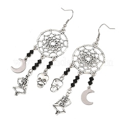 Pendientes colgantes de Halloween de acero inoxidable 304&nbsp;EJEW-TA00831