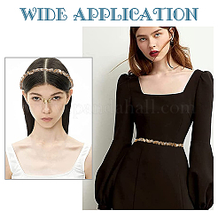 Стеклянная цепочка со стразами FIND-GF0003-93