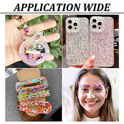 5 пакетик с 5 видами пластиковых блесток для нейл-арта MRMJ-TA0001-32