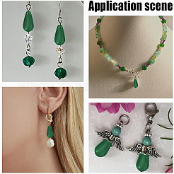 Каплевидные бусины из АБС-пластика имитация жемчуга&nbsp;MACR-AR0001-19