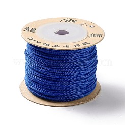 ポリエステルツイストコード  ラウンド  DIYのジュエリーには  モーブ  1.2mm  約38.28ヤード（35m）/ロール&nbsp;OCOR-G015-01B-08