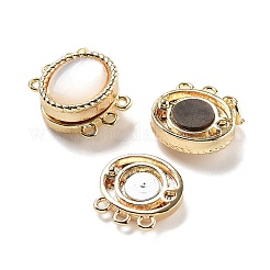 Латунные магнитные застежки&nbsp;KK-C066-11G-01