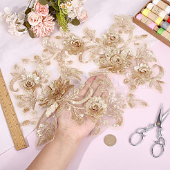 2 шт. полиэфирное кружевное волокно для вышивки&nbsp;DIY-HY0001-45B