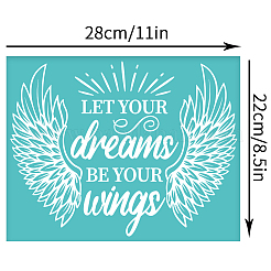 Самоклеящийся трафарет для шелкографии DIY-WH0338-302