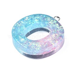 Подвески из прозрачной эпоксидной смолы&nbsp;LS-CRES-S364-002O