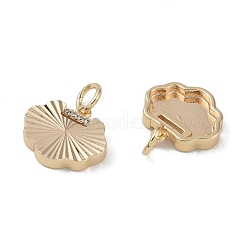 Подвески из латуни и прозрачного циркония&nbsp;KK-G497-20G