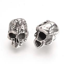 Европейские бусины из нержавеющей стали 304 STAS-Q209-24