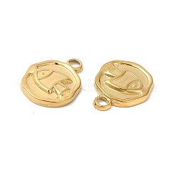 Pendentifs en acier inoxydable 304 avec placage ionique (IP)&nbsp;STAS-L268-022G