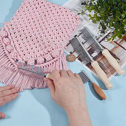 4 шт. 4 стиля расчески из нержавеющей стали&nbsp;AJEW-OC0013-77