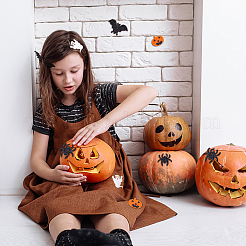 Pegatinas de tela no tejida decoraciones de halloween&nbsp;AJEW-GF0005-07