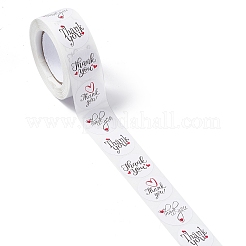 Бумажные благодарственные подарочные наклейки в рулонах X-STIC-E001-04