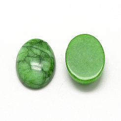 Cabochons de jade malaisie naturelle&nbsp;X-G-R415-8x10-27