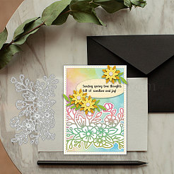 Углеродистая сталь разрезает трафареты DIY-WH0309-1498