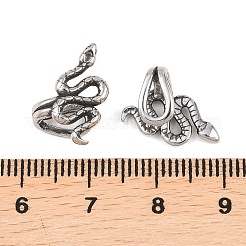 Schlangenohrringe aus Edelstahl 316 (nicht zum Stechen geeignet)&nbsp;AJEW-C044-08A-AS