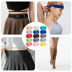 15м 15-х цветная полиэстеровая плоская эластичная резинка OCOR-BC0005-97