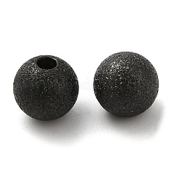 304ステンレススチールコードエンド  エンドキャップ  テクスチャラウンド  ガンメタ色  6mm  穴：1.6mm&nbsp;STAS-A085-03D-B