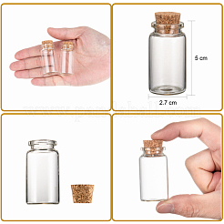 Стеклянные бутылки стеклянные фляги&nbsp;X-AJEW-H004-4