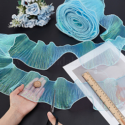 1 шт. отделка из полиэстерового плиссированного кружева&nbsp;OCOR-GA0002-67C