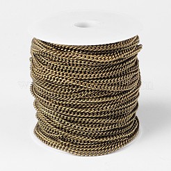 Железные кубинские звенья цепи CH-R013-4.5x3mm-AB-NF