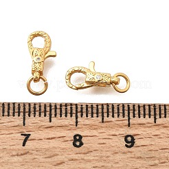 Fermagli per artiglio in zircone chiaro con zirconi in ottone micro pavimentato&nbsp;KK-G600-25G-03