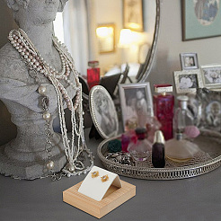 3 шт. прямоугольные деревянные подставки для сережек&nbsp;EDIS-DR0001-05A