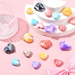 10 шт. акриловые бусины с имитацией драгоценных камней&nbsp;MACR-YW0003-93