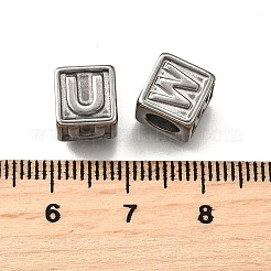 26 шт. 26 стиля кубических бусин из нержавеющей стали 304&nbsp;STAS-V009-01P