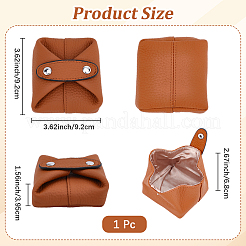 1 шт. футляры для монет из коровьей кожи&nbsp;AJEW-CL0001-52B