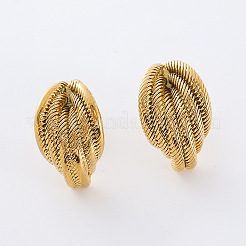 3 пара текстурированных серег-гвоздиков из нержавеющей стали CO5083