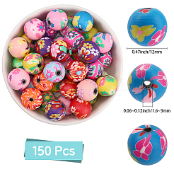 Бусины из полимерной глины  CLAY-PA0001-08C