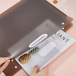 2 шт. 2 стиля полипропиленовых пластиковых карманов для документов&nbsp;AJEW-FH0005-86B