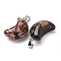 Colgantes naturales rhodonite&nbsp;G-F820-02L-06