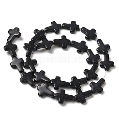 Нити из синтетических бирюзовых бусин&nbsp;G-P507-06E