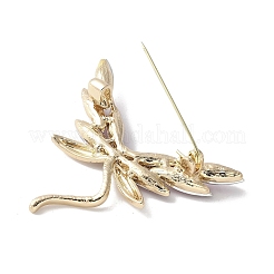 Броши из сплава стрекоз со стразами для одежды-рюкзака&nbsp;JEWB-M067-05A-G
