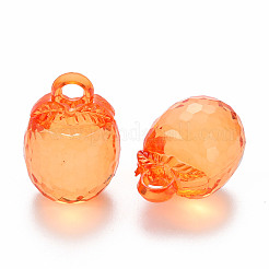 Осенняя тема прозрачные акриловые подвески TACR-T024-04B-921