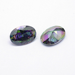 Cabochons pointed back zirconi&nbsp;ZIRC-L066-6x4mm-001