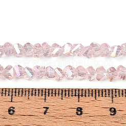 Гальванизируйте прозрачное стекло бисер нитей&nbsp;X-GLAA-N021-4mm-10