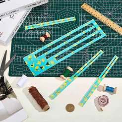 1 Stück Acryl-Vorlage für Reißverschlusstaschen&nbsp;DIY-CP0013-21
