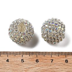 Сверкающие стеклянные стразы круглые бусины OACR-S048-01C