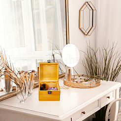 2 шт. деревянные ящики для хранения с откидной крышкой&nbsp;WOCR-DC0001-05