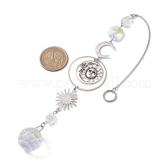 Подвесные украшения из кристаллов кварца HJEW-JM01838